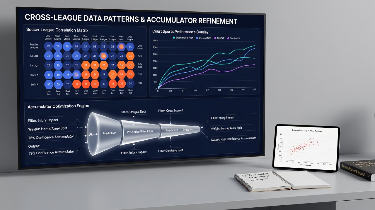 Charts showing statistical correlations between soccer leagues and basketball performance metrics