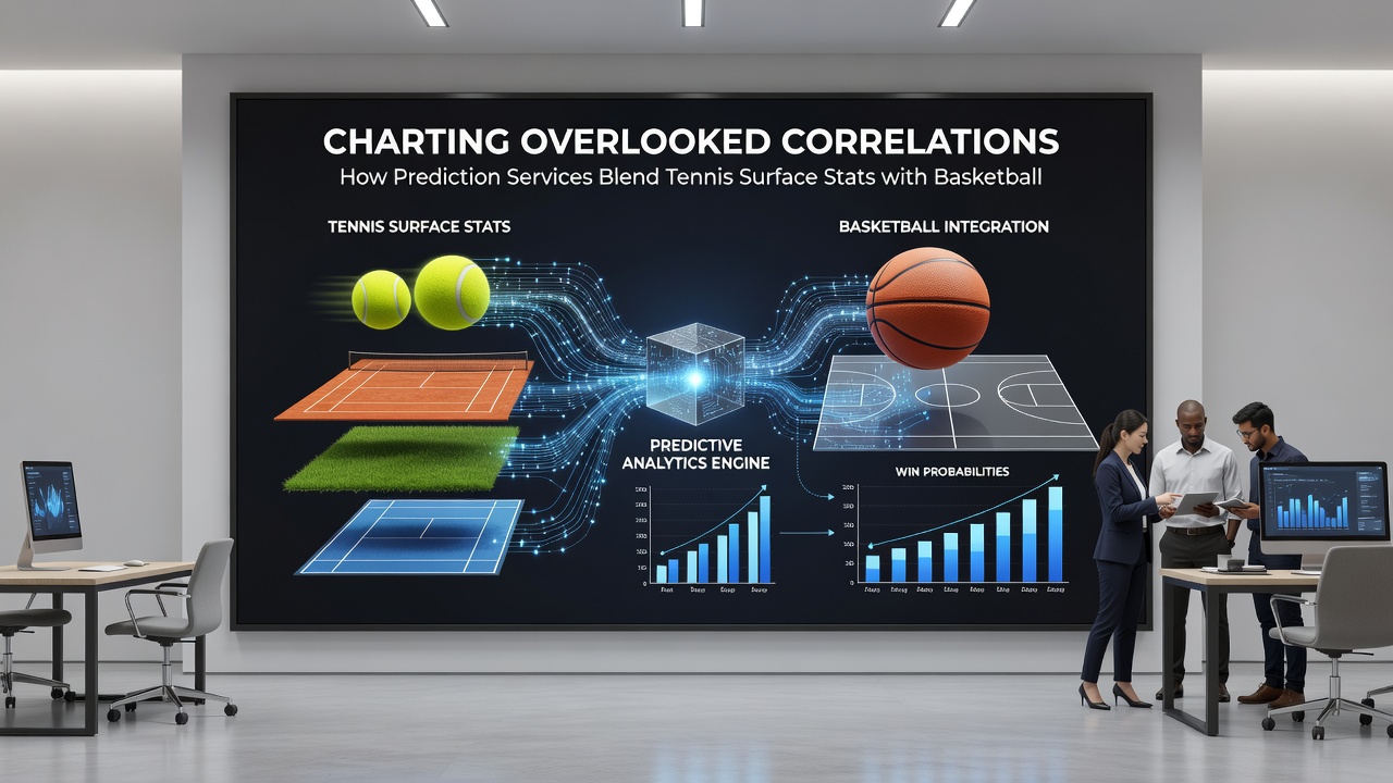 Example dashboard displaying blended tennis and basketball metrics used in wager refinement