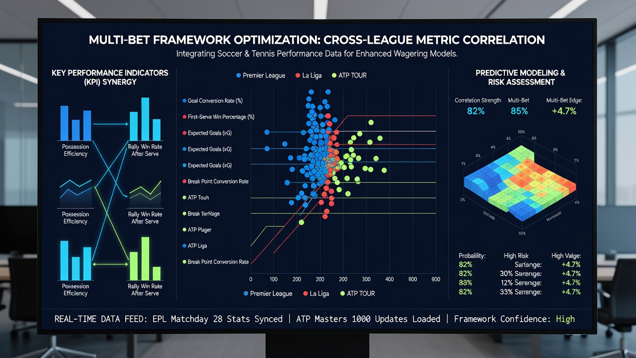 Data charts showing cross-sport metric alignments for accumulator betting