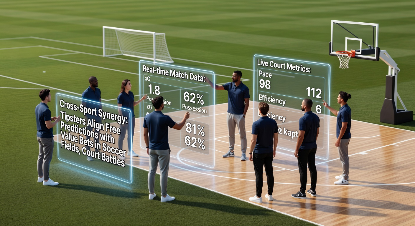 Dynamic split image showing soccer players on pitch, basketball slam dunk, and horse racing finish line, symbolizing cross-sport betting synergy