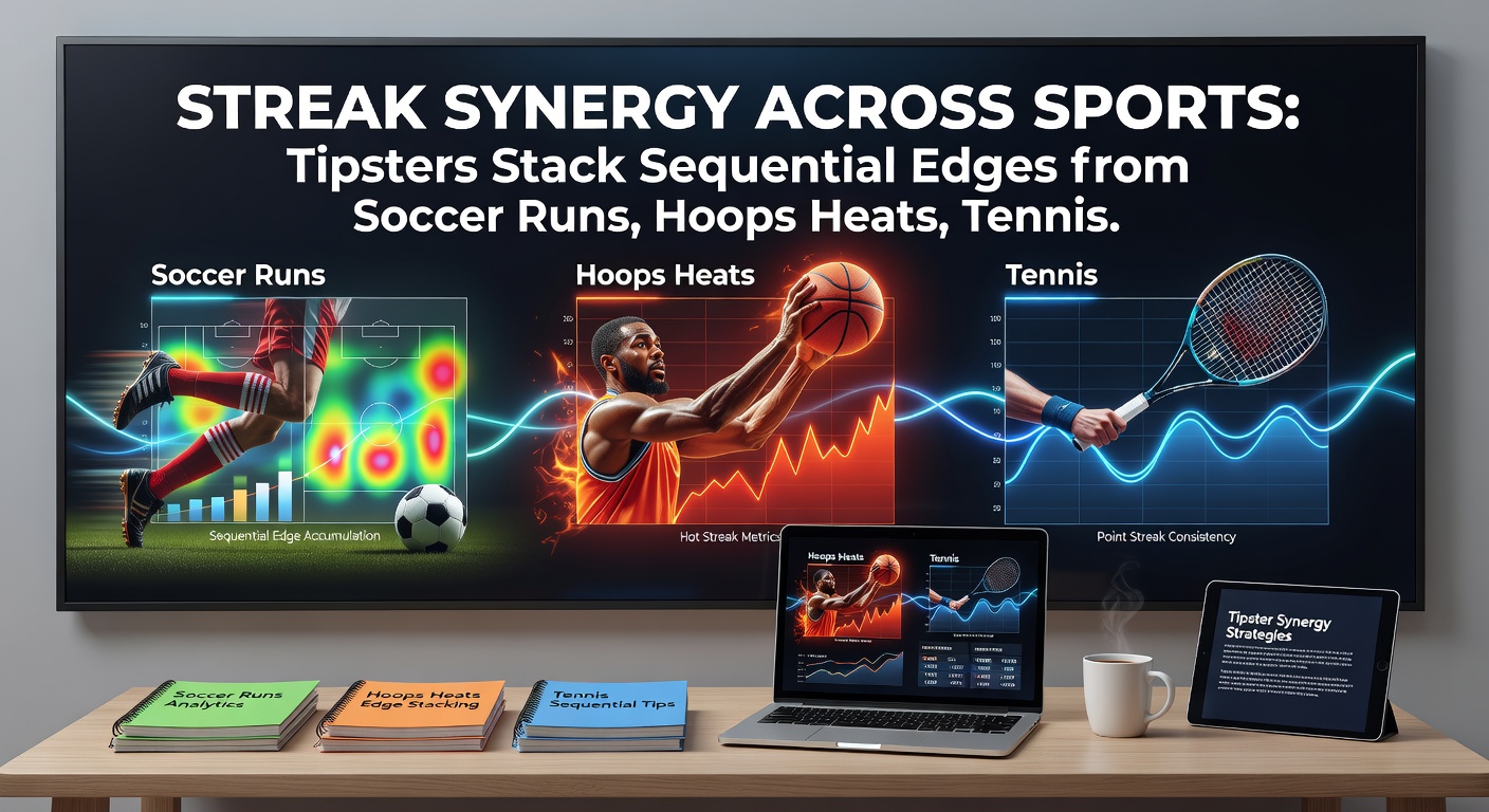 Dynamic visualization of basketball hot streaks merging with tennis and racing data streams for accumulator construction